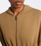 Max Mara Hooded knitted poncho