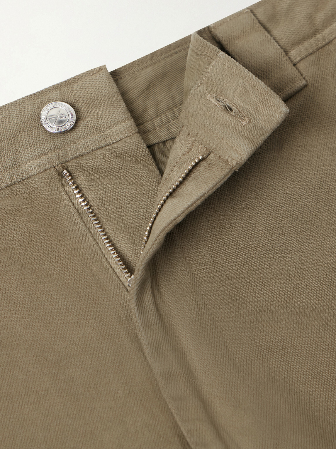 A.P.C. - Ville Cropped Straight-Leg Cotton-Gabardine Chinos - Green