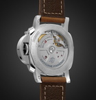Panerai - Luminor 1950 3 Days Acciaio 42mm Stainless Steel and Leather Watch - Black