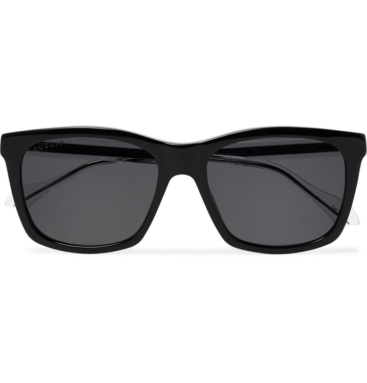 Photo: Gucci - Square-Frame Acetate Sunglasses - Black