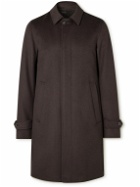 Herno - Brushed Wool and Cashmere-Blend Car Coat - Brown