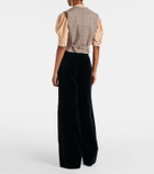 Chloé Prince of Wales wool-blend waistcoat