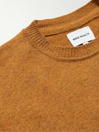 Norse Projects - Sigfred Brushed Wool Sweater - Orange