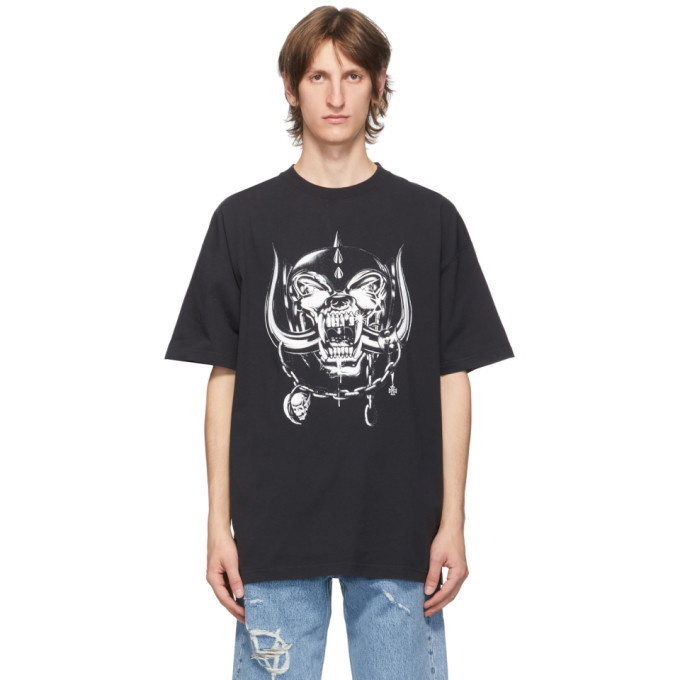 Photo: VETEMENTS Black Motorhead Edition Big Skull T-Shirt