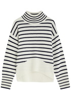 Aexae Striped-intarsia Cashmere Jumper Stripe