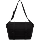 Dries Van Noten Black Wool Messenger Bag