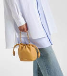Loewe Flamenco Round leather tote bag