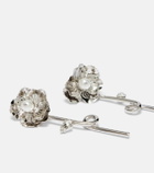 Simone Rocha Crystal-embellished faux pearl earrings