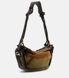 Isabel Marant Maia Medium patchwork suede shoulder bag