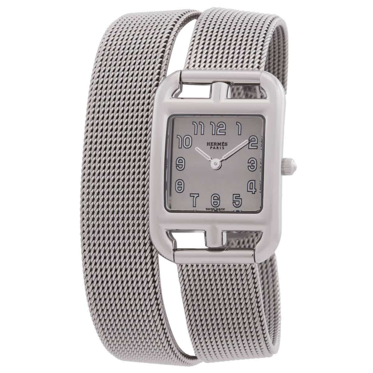 Hermes Cape Cod Quartz Silver Dial Ladies Watch W045767WW00