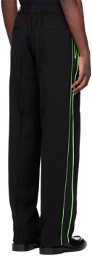 Versace Black Striped Trousers