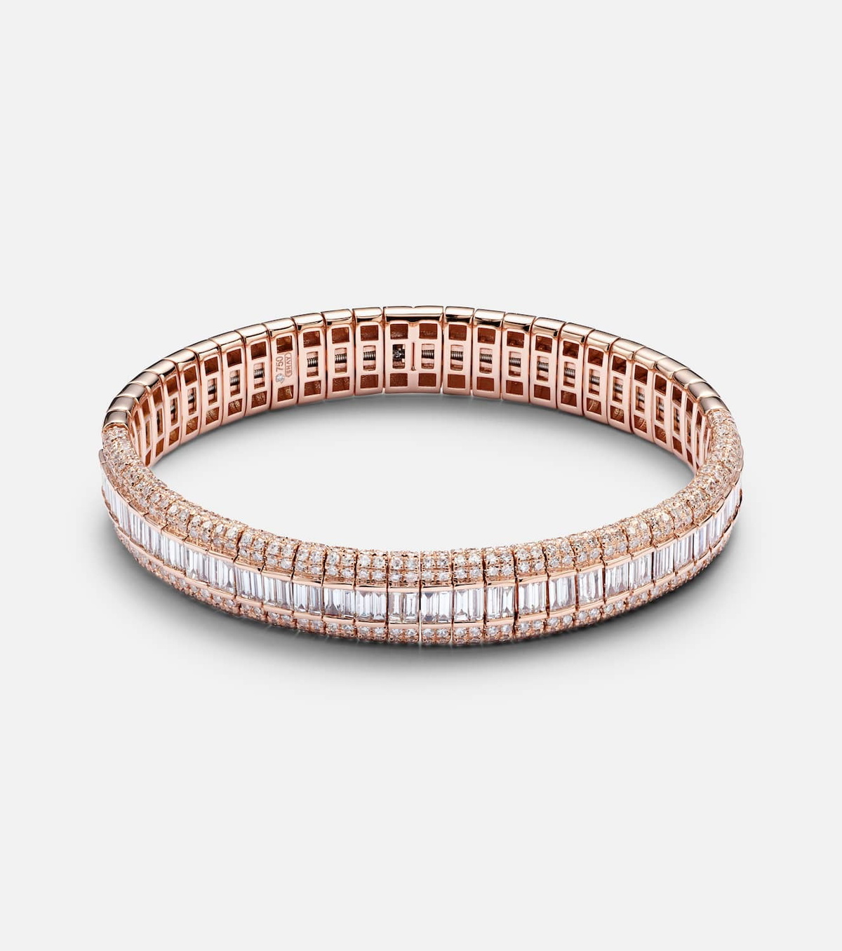 Shay Jewelry Scales 18kt rose gold bracelet with diamonds
