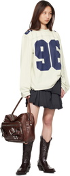 Acne Studios Off-White Logo Jersey T-shirt