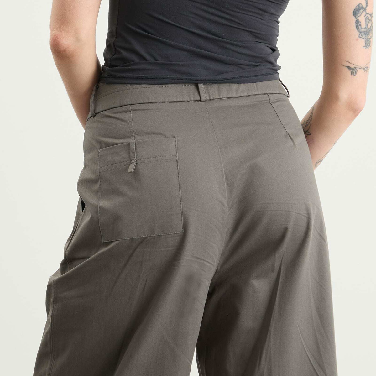 Deiji Studios Women's Two Layer Pants in Charcoal