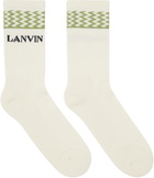 Lanvin Off-White Curb Socks