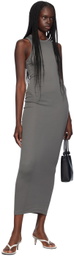 WARDROBE.NYC Gray Tank Maxi Dress