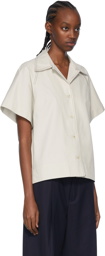 Rosetta Getty Beige Cotton Shirt