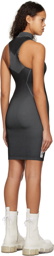 AMIRI Black Seamless Minidress