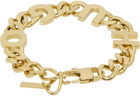 Hugo Gold Curb Chain Bracelet