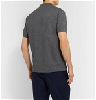 Lacoste - Mélange Cotton-Piqué Polo Shirt - Gray