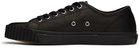 Maison Margiela Black Leather Tabi Sneakers