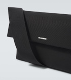 Jil Sander Logo canvas crossbody bag