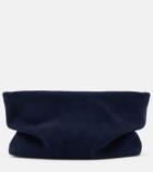Aesther Ekme Nina Small suede clutch