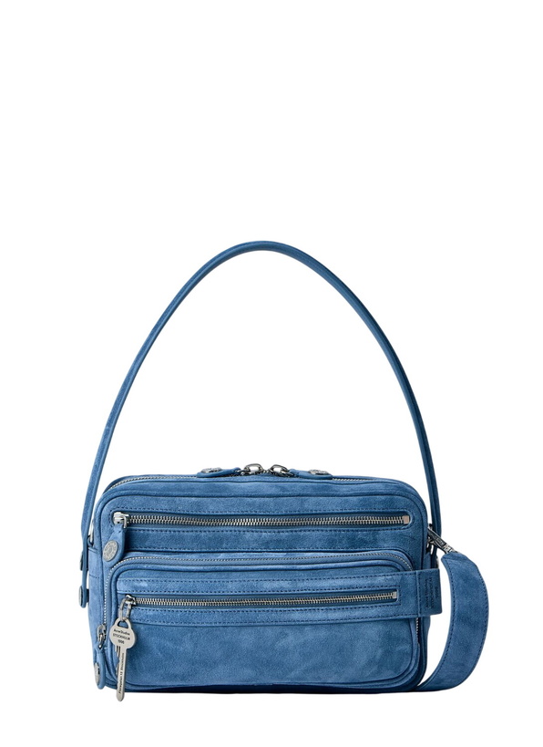 Photo: Acne Studios Camero Party Suede Shoulder Bag