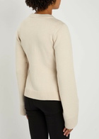 Good American Knitted Cardigan Cream