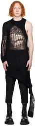 Rick Owens Black Spider Banana Sweater