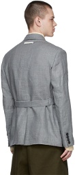 UNIFORME Grey Linen Blazer