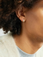 Foundrae - Fob Petite 18-Karat Gold Diamond Single Hoop Earring