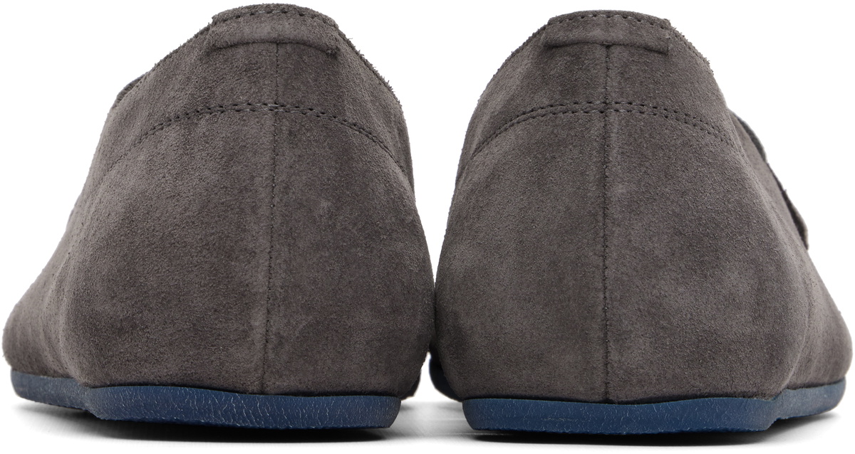Jil Sander Gray Hood Lace-Up Derbys