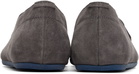 Jil Sander Gray Hood Lace-Up Derbys