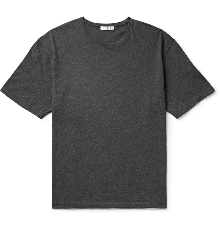 Photo: The Row - Josiah Cotton and Cashmere-Blend T-Shirt - Gray