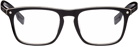 Burberry Black Icon Stripe Square Glasses