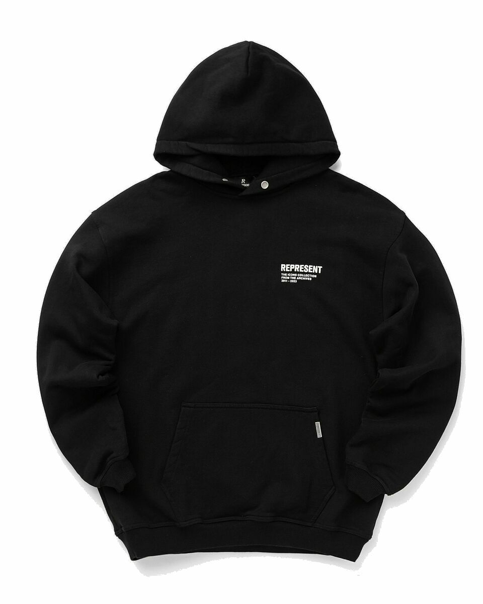 Photo: Represent Monochrome Icons Hoodie Black - Mens - Hoodies