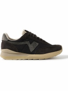 Visvim - FKT Runner Suede-Trimmed Canvas Sneakers - Black