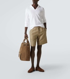 Fedeli Cotton terry polo shirt