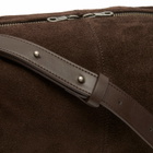Mazi Untitled Dent Suede Cross Body Bag in Brown 