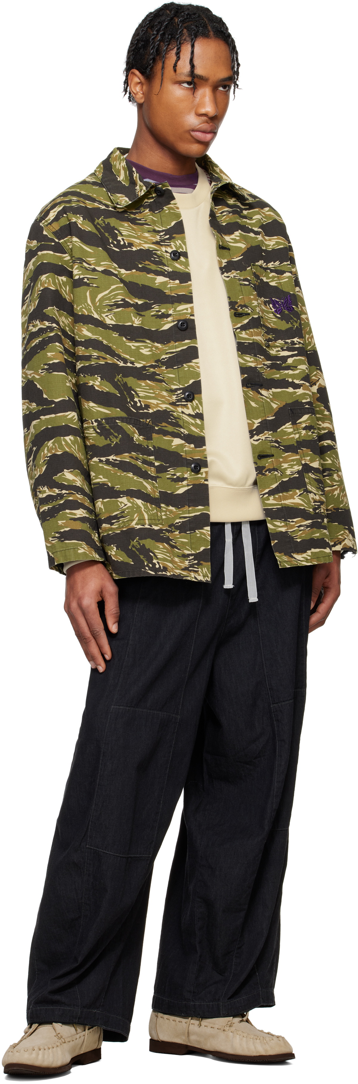 ジャケット・アウター NEEDLES - D.N COVERALL NEEDLES(ニードルズ)｜UNION x NEEDLES D.N. COVERALL JACKET