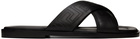 Versace Black Greca Sandals