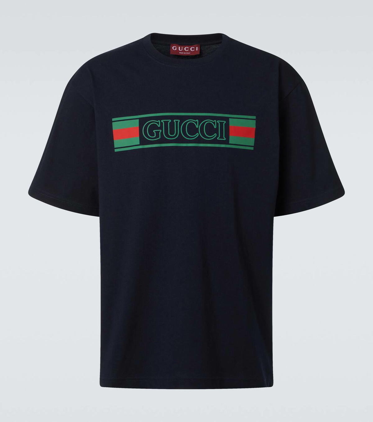 【関税＆送料込み】Gucci Logo Cotton T-Shirt 関税＆送料込み】Gucci Logo Cotton T-Shirt Men's Designer