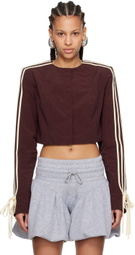 FIDAN NOVRUZOVA Burgundy Giada Jacket