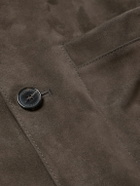 FRAME - Suede Chore Jacket - Brown