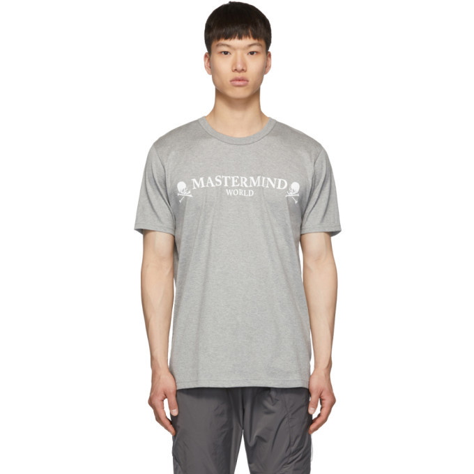 Photo: mastermind WORLD Grey Logo T-Shirt