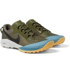 Nike Running - Air Zoom Terra Kiger 6 Rubber-Trimmed Mesh Trail Running Sneakers - Green