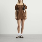 Damson Madder Women's Jayne Mini Dress in Choc