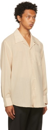 Our Legacy Beige Tech Wool Loco Shirt