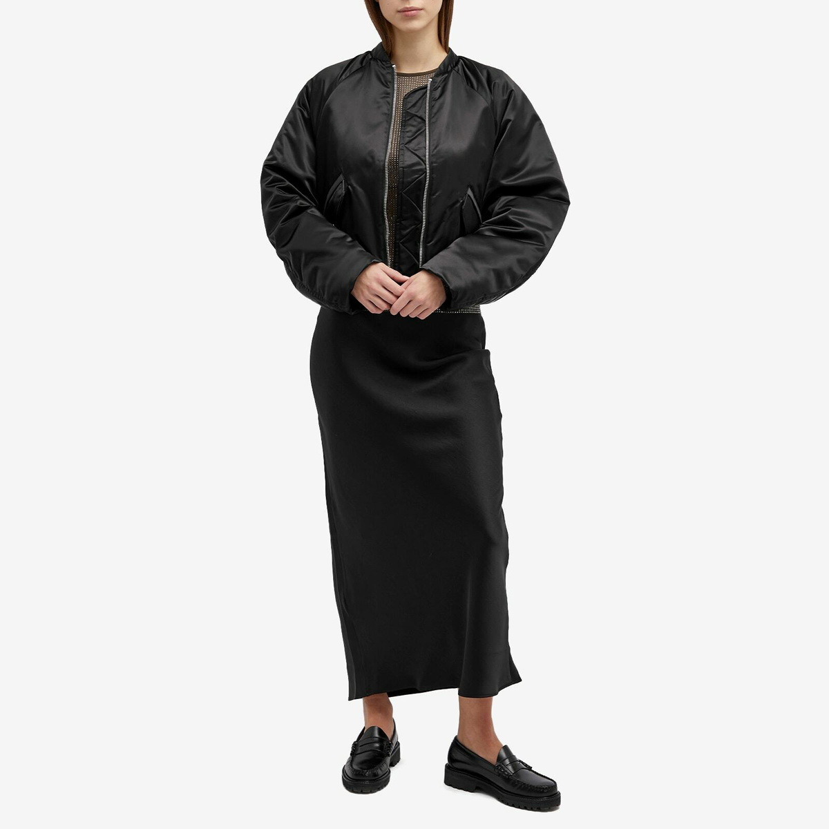 Samsøe Samsøe Women's Samsoe Samsoe Saagneta Midi Skirt in Black